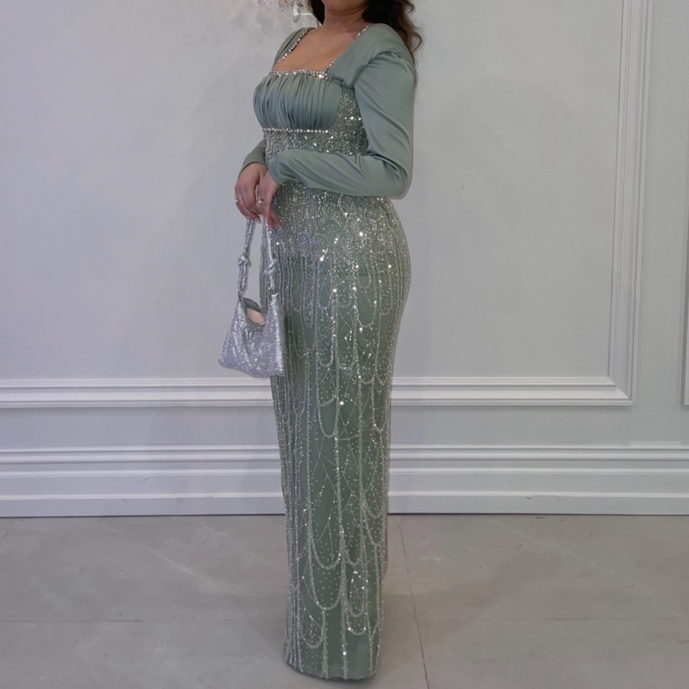Dress is not an American brand - purchased from Europe.